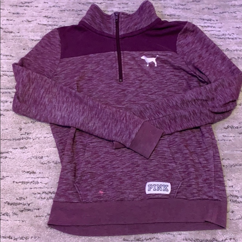 pink sweatshirt